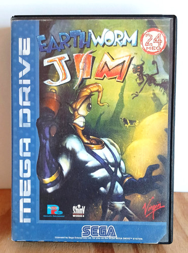 Jeu sega mega drive earthworm - jeu,