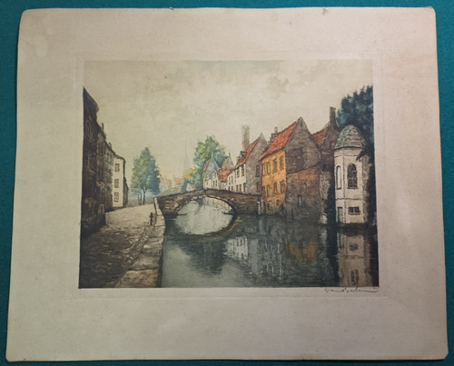 Gravure originale ancienne - , en