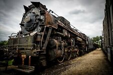 Plaque métal  train ancien