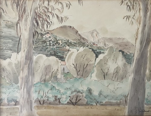 Aquarelle geneviève gallibert - aquarelle,