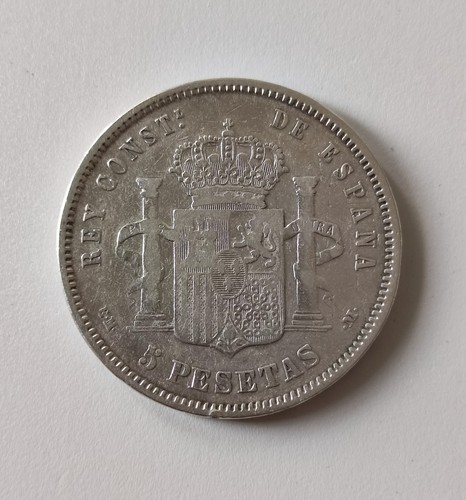 Espagne pesetas alfonso xii - pesetas,