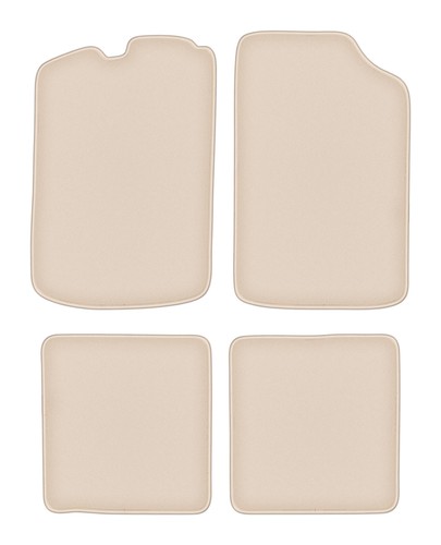 Tapis sol velours beige - tapis,