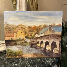 Tableau huile sur panneau