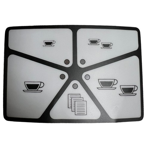 Film clavier pour machine - de,