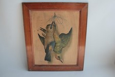 Tableau Chromolithographie nature morte gibier chasse (66729)