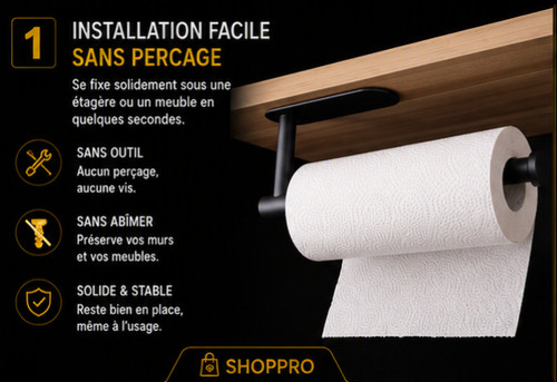 Support essuie tout - support, essuie-tout