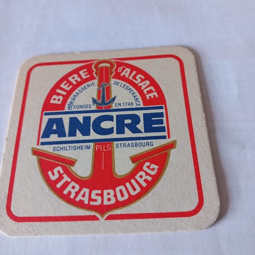 Ancien sous bock - bière, ancre