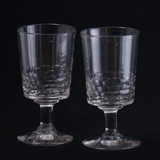 2 Verres à Pied Anciens en