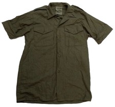 Chemise De Combat British Army Uniforme Vintage À Manches Courtes 16,5