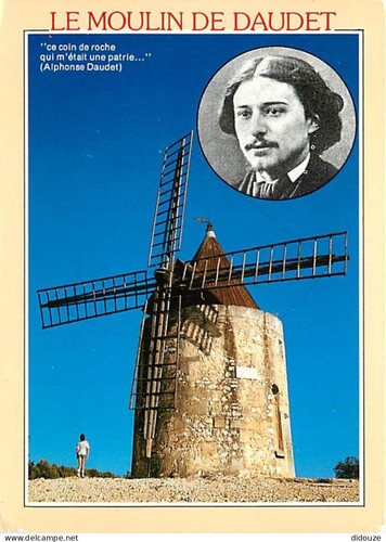 Carte postale moulin à vent - postale,