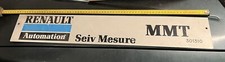Rare Plaque Non Émaillée RENAULT 67-11cm industielle Vintage