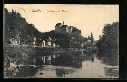 Colditz château avec creux - château,