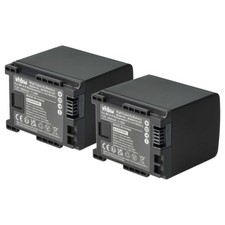 2x Batterie pour Canon Legria HF21 HF20 HF G25 HF200 HF G10 HF11 HD 1600mAh