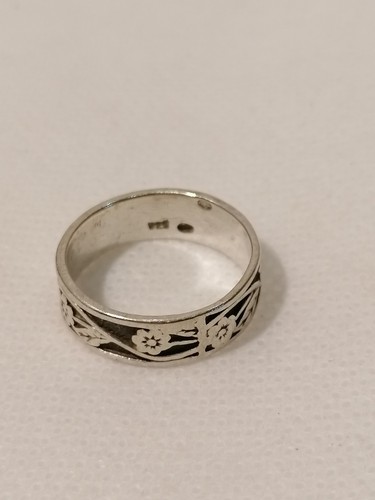 Bague argent décor - argent, à
