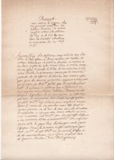 ✒ Manuscrit XVIIe sur les revenus des abbayes 1618