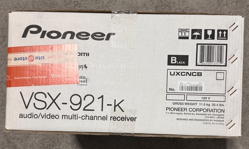 New pioneer vsx - new, vsx-921-k