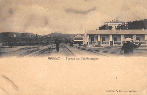 Cpa asie hongay bureau des - /,
