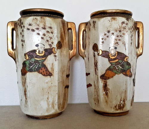 Paire vases anciens japon - paire,