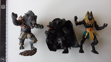 3 Figurines " WEREWOLF" "ANUBIS" "LOUP-GAROU" (BBI,Chap Mei,Mattel)