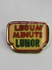 Pin's vintage pins Collector publicitaire LEGUM' MINUTE LUNOR Lot PS016