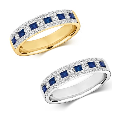 Bague semi pavée - bague,