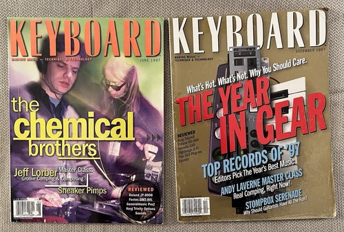 Keyboard magazine 1997 lot - 1997, of