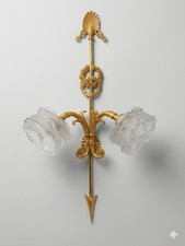 Bronze doré Paire Appliques