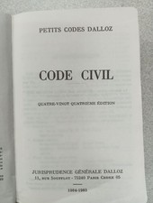 Petits Codes Dalloz Code Civil