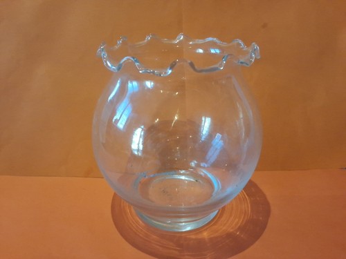 Vase boule verre soufflé - en,