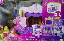 Barbie Calèche et Château Mattel Disney Princesses Coffret avec poupée Aurore HW