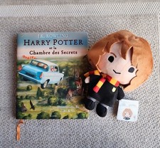 Livre illustré harry potter et la chambre des secrets et peluche Hermione neuf 