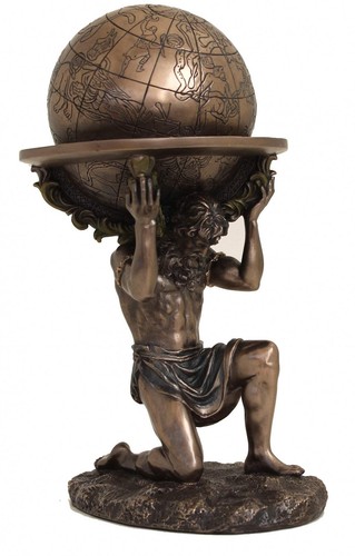 Atlas titan bronze résine - titan,