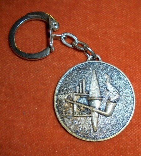 Porte clés disque bleu - porte-clés,