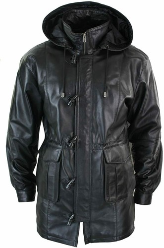Veste longue capuche en - longue, à