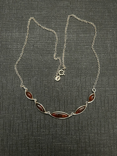 Superbe collier argent et - collier,