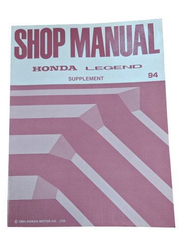 Honda legend supplément - supplément, 1994