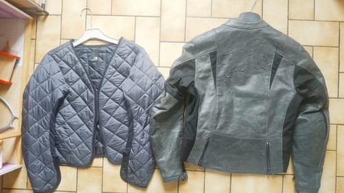Blouson moto cuir femme