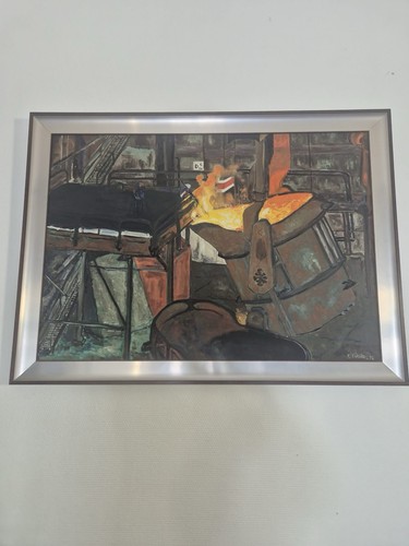 Grand tableau industriel - , –