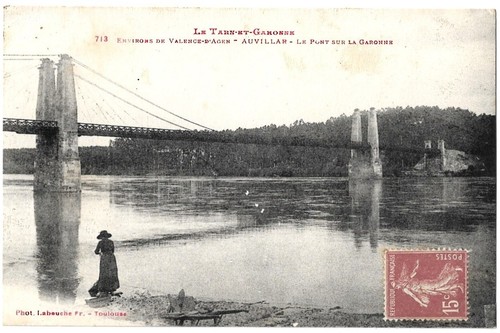 Fr82 auvillar pont - auvillar, sur
