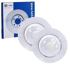 2X HELLA PAGID DISQUES DE