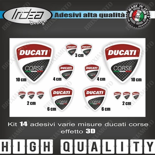 Set adhésifs ducati corse - set,