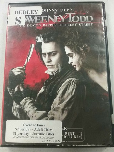 Sweeney todd dvd tim - todd,