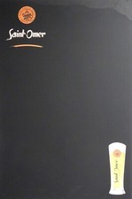 ARDOISE PUBLICITAIRE BAR CAFÉ RESTAURANT / BIÈRE SAINT-OMER