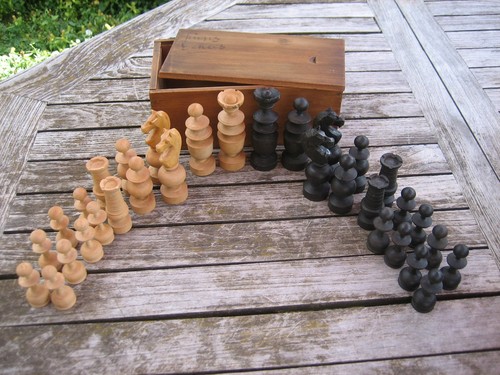 Ancien pions jeu - pions, de