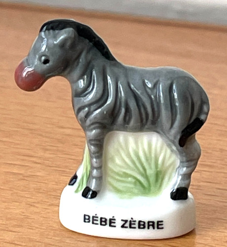 Fève bébé zèbre adorable - zèbre,