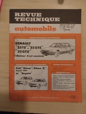 revue technique Renault 25 2.0