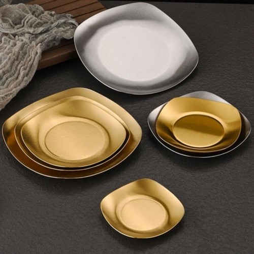 Assiette carrée prête - , pour