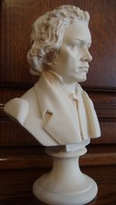 STATUETTE BUSTE de BEETHOVEN