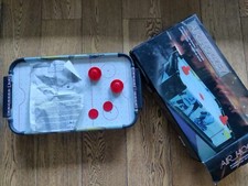 Jouet de table de hockey sur air avec tableau de bord, ensemble de jeu portable