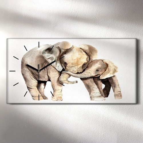 Horloge murale sur toile - , 60x30